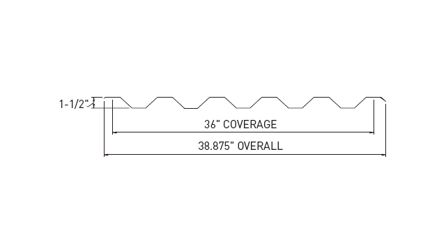 Uniline C-36 Rib Wall Panel