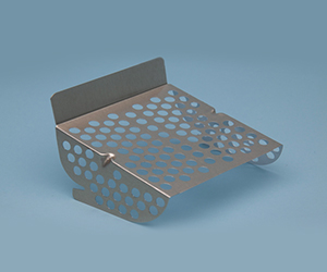 Aluminum flat strainer