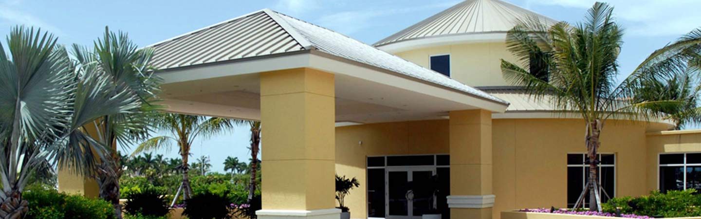 Englert manufactured metal roof installed on a building