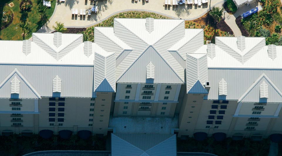Hotel Resort Metal roof 