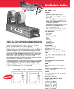 Metal Man 660 Data Sheet