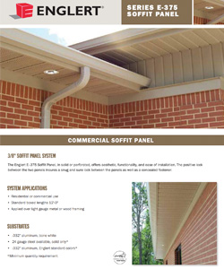 Series E-375 Soffit Panel