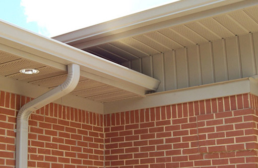 Home showing a soffit system