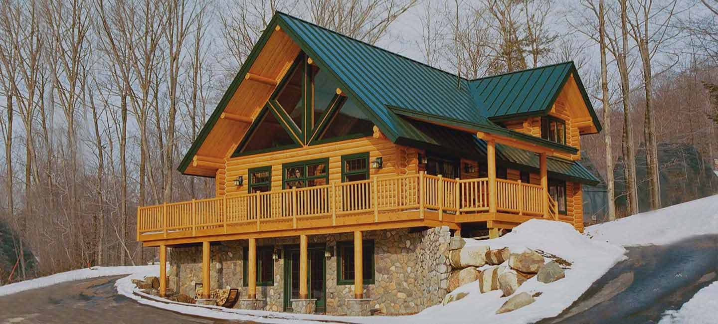 gutter and metal roof system shown on a building