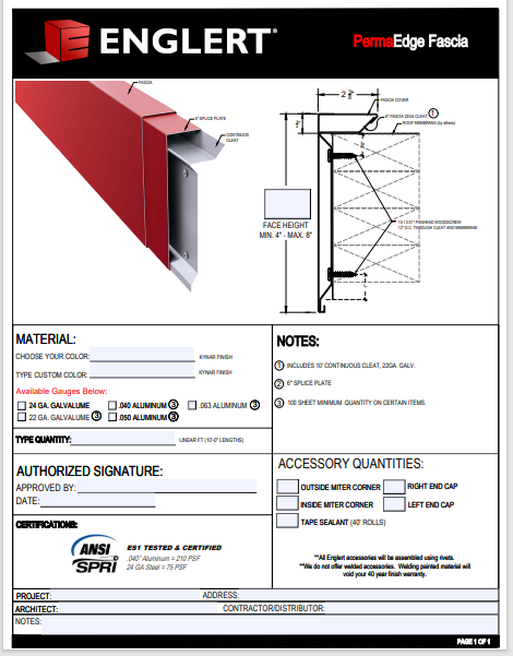 PermaEdge Fascia