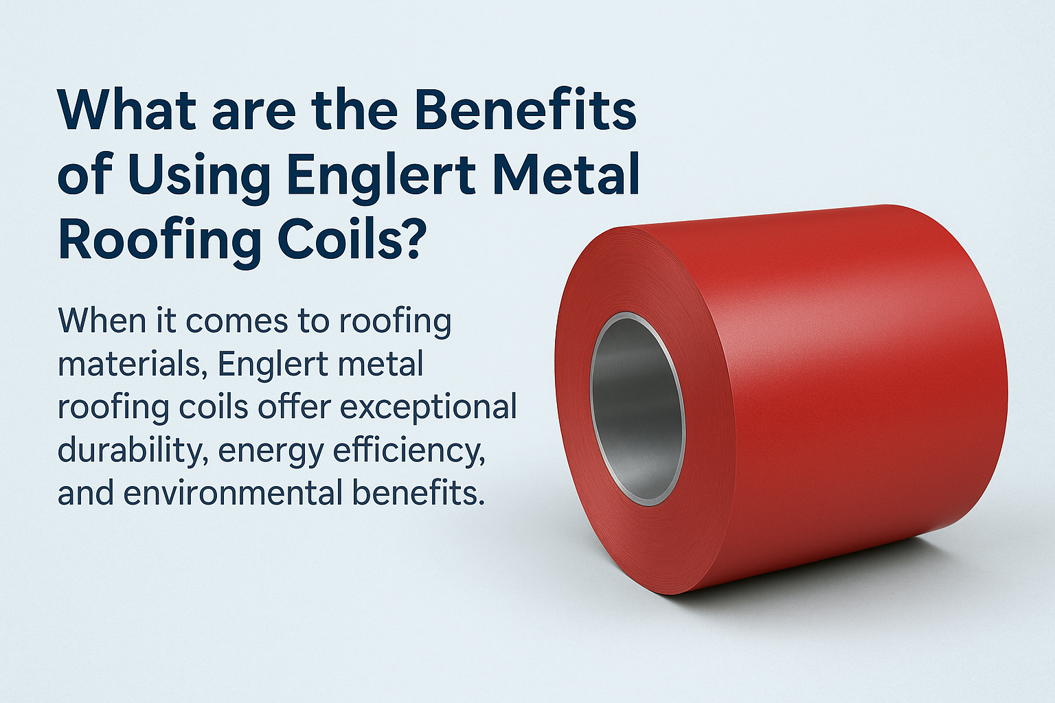 Benefits of Using Englert Metal Roofing Coils